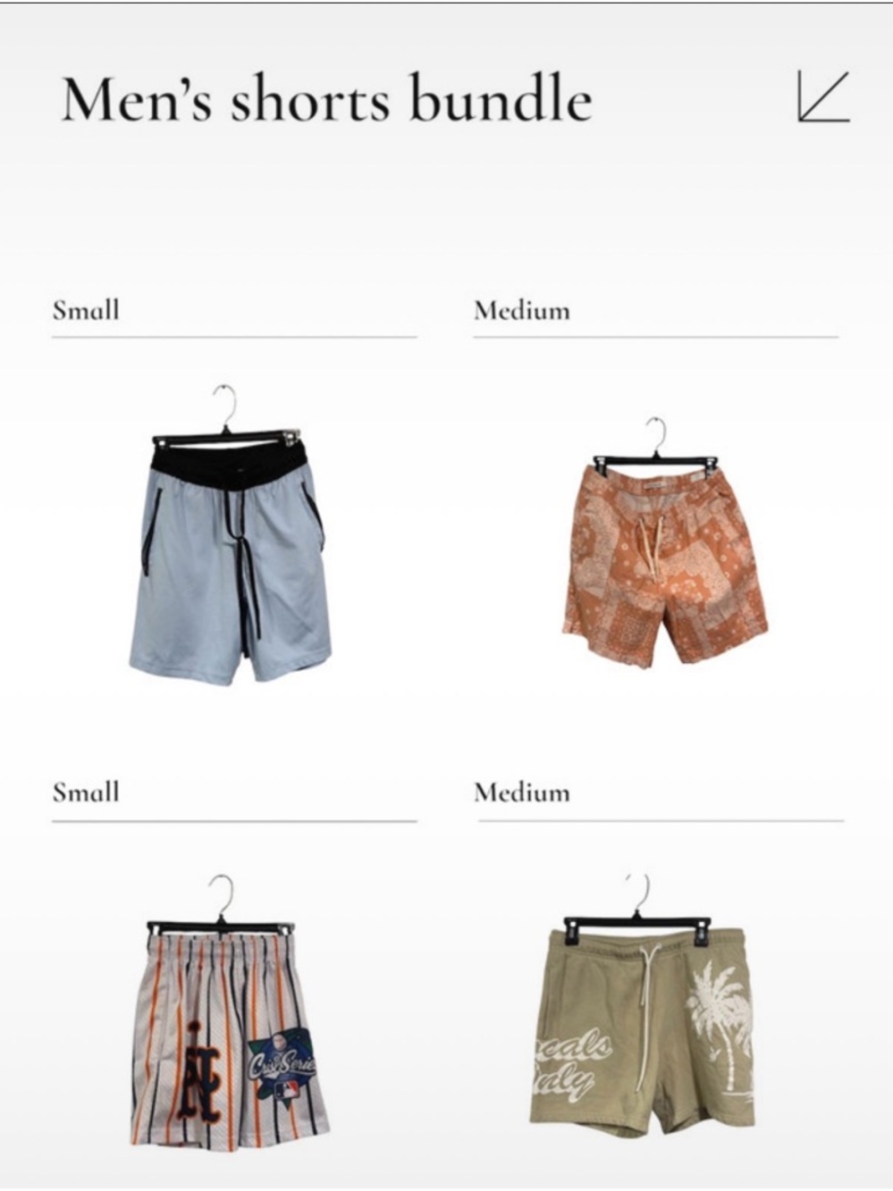 Men's Shorts Bundle - Mixed Colors